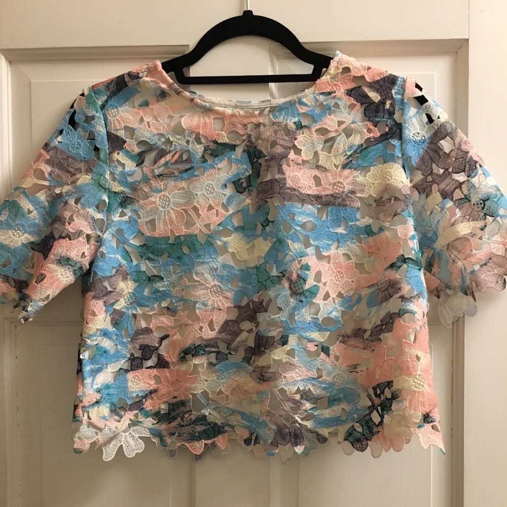 Lace Cropped Top
